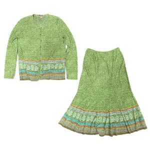 Vintage 2 piece skirt set